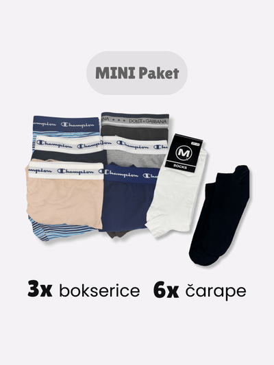 Kombo paket (Bokserice + Nazuvice) - muški donji veš, Gaće Shop