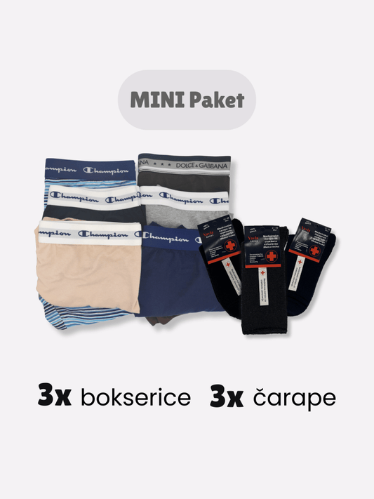 Kombo paket (Bokserice + Termo čarape) - muški donji veš, Gaće Shop
